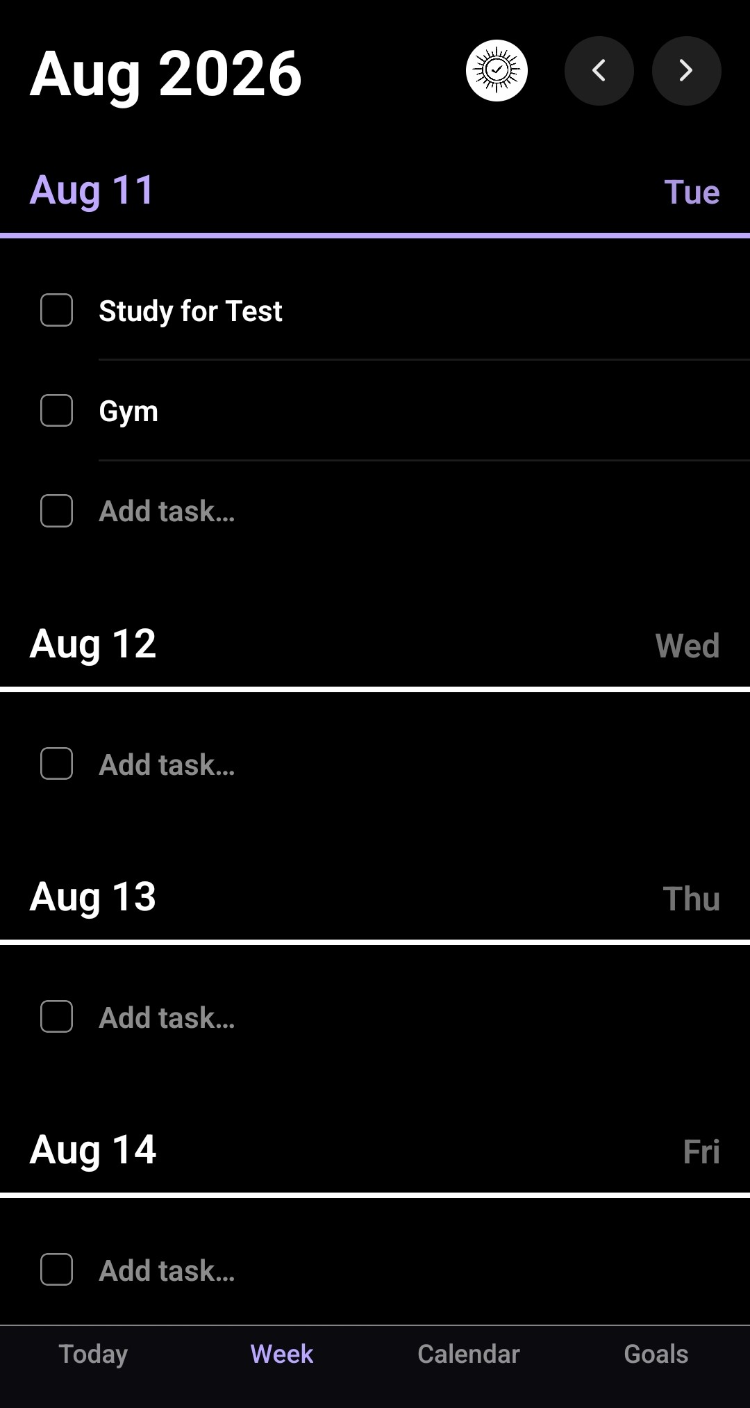 Daymade app screen 3